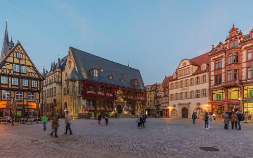 Marktplatz der Altstadt Quedlinburg